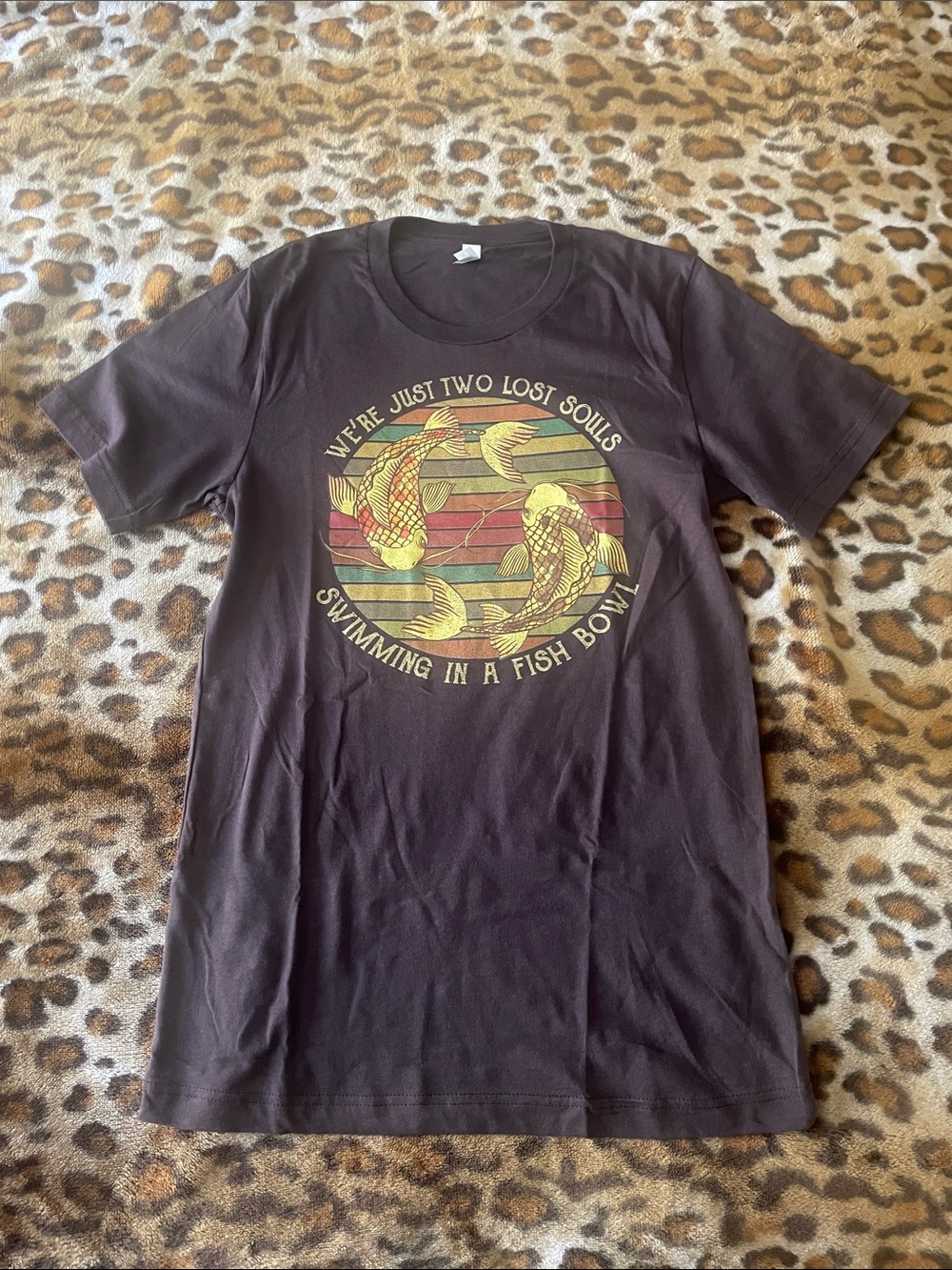 Bella Canvas Dark Brown “Pink Floyd” Graphic Tee